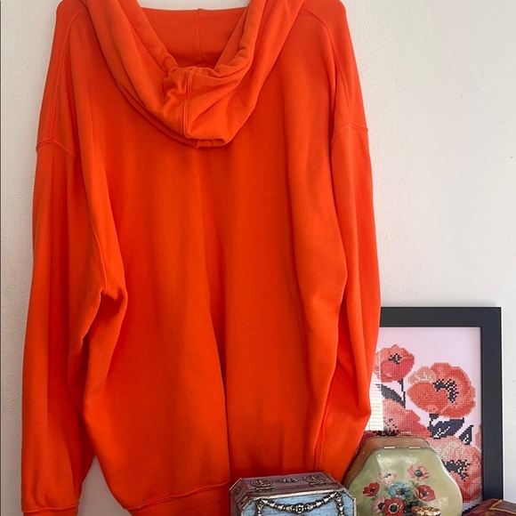 Ralph Lauren Orange Zip-Up Hoodie - Picture 7 of 7